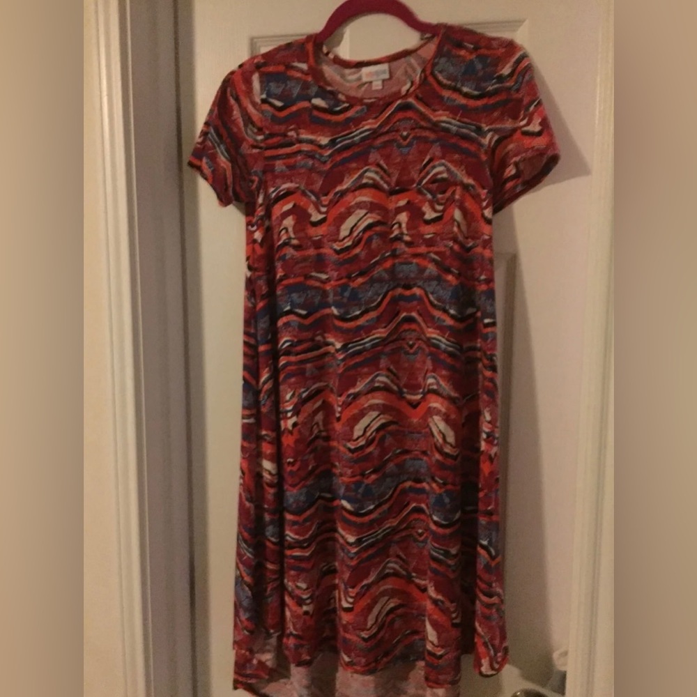 Lularoe Carly XXS Red White and Blue NWT